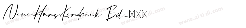 NeueHansKendrick Bol字体转换 NeueHansKendrick Bol字体转换